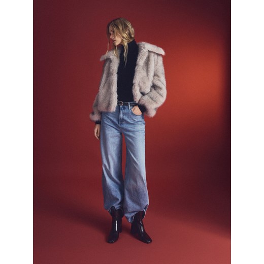 Reserved - Botki na obcasie - mahoniowy ze sklepu Reserved w kategorii Botki - zdjęcie 187508614