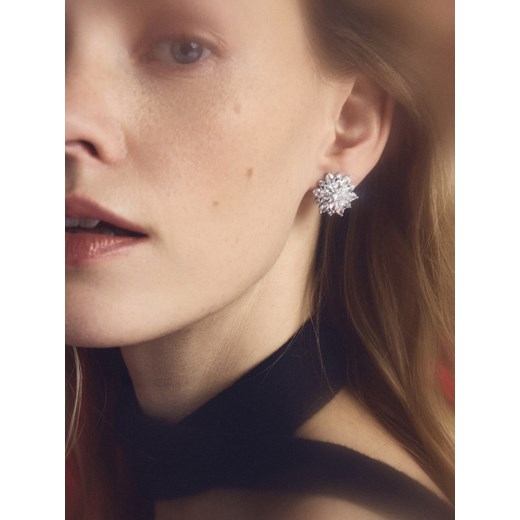 Reserved - Zestaw kolczyków z cyrkoniami - srebrny ze sklepu Reserved w kategorii Kolczyki - zdjęcie 187508892