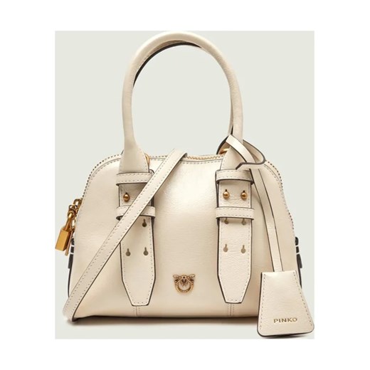 Pinko Skórzany kuferek BOWLING BAG ZIP MINI ze sklepu Gomez Fashion Store w kategorii Kuferki - zdjęcie 187509222