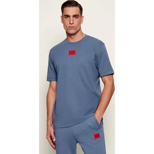 HUGO T-shirt Diragolino212 | Regular Fit ze sklepu Gomez Fashion Store w kategorii T-shirty męskie - zdjęcie 187509272