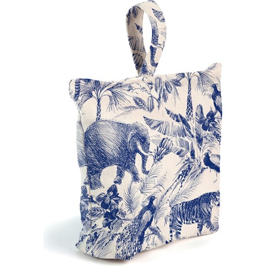 Madre Selva Stoper w kolorze niebiesko-białym do drzwi - 22 x 22  x 10 cm ze sklepu Limango Polska w kategorii Dom - zdjęcie 187509744