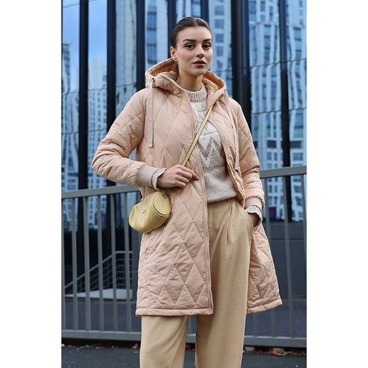 Bigdart Płaszcz pikowany w kolorze jasnoróżowym ze sklepu Limango Polska w kategorii Kurtki damskie - zdjęcie 187509994