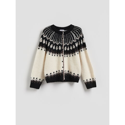 Reserved - Wzorzysty kardigan - wielobarwny ze sklepu Reserved w kategorii Swetry damskie - zdjęcie 187511382