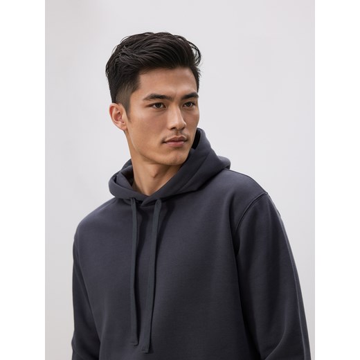 Reserved - Bluza regular z kapturem - ciemnoszary ze sklepu Reserved w kategorii Bluzy męskie - zdjęcie 187511473