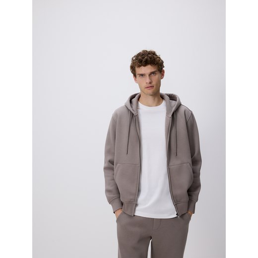 Reserved - Bluza z kapturem - szary ze sklepu Reserved w kategorii Bluzy męskie - zdjęcie 187511491