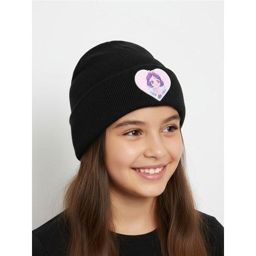 Sinsay - Czapka beanie Disney Princess - czarny ze sklepu Sinsay w kategorii Czapki dziecięce - zdjęcie 187513393