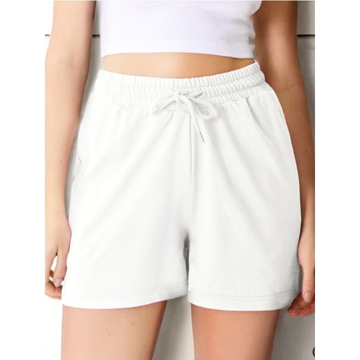 Sinsay - Szorty dresowe - kremowy ze sklepu Sinsay w kategorii Szorty - zdjęcie 187513423