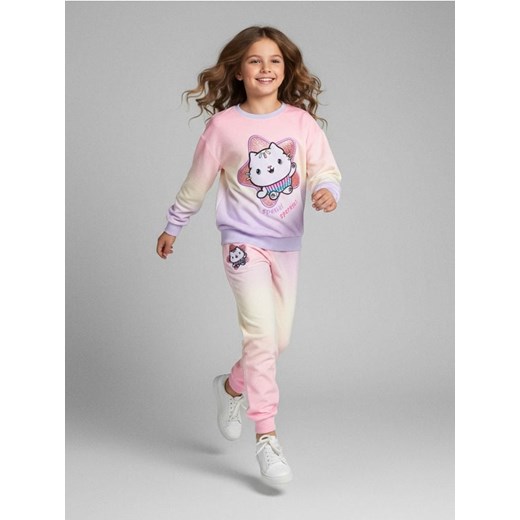 Sinsay - Bluza crewneck Gabby's Dollhouse - wielobarwny Sinsay 122 (6-7 l) Sinsay