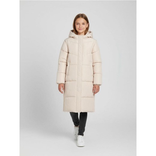 Sinsay - Płaszcz z odpinanymi rękawami - kremowy ze sklepu Sinsay w kategorii Płaszcze dziewczęce - zdjęcie 187513540