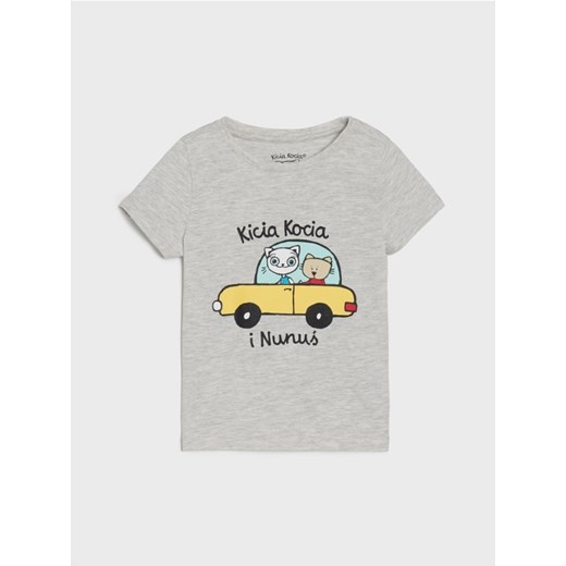 Sinsay - Koszulka Kicia Kocia - szary ze sklepu Sinsay w kategorii Bluzki dziewczęce - zdjęcie 187513600