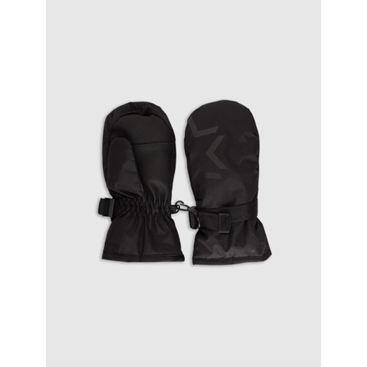 Dziecięce rękawiczki polarowe 4F 4FJWAW25AGLOU157 - czarne ze sklepu Sportstylestory.com w kategorii Rękawiczki dziecięce - zdjęcie 187513900