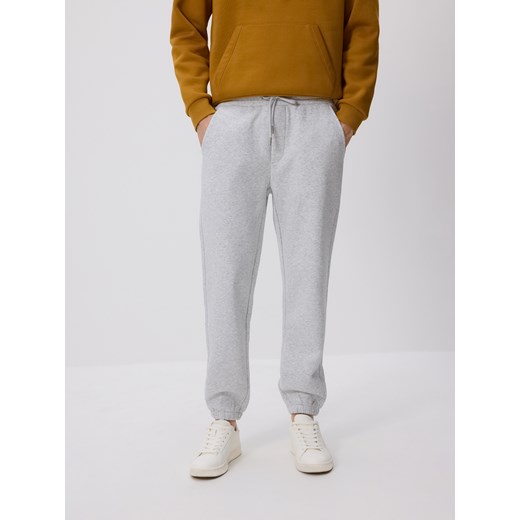 Reserved - Spodnie dresowe regular fit - jasnoszary ze sklepu Reserved w kategorii Spodnie męskie - zdjęcie 187514590