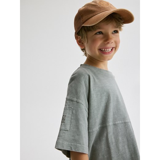Reserved - T-shirt oversize - jasny zielony Reserved 134/140 (8-9 lat) okazyjna cena Reserved