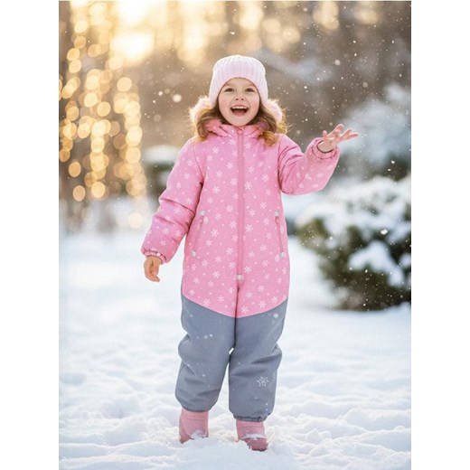 Sinsay - Kombinezon z kapturem - różowy ze sklepu Sinsay w kategorii Kombinezony dziewczęce - zdjęcie 187515184