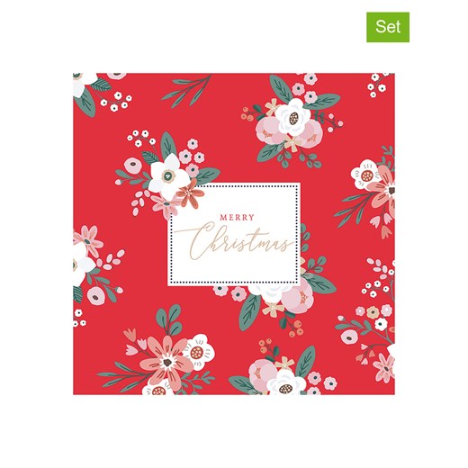 ppd Serwetki (40 szt.) &quot;Merry Christmas&quot; w kolorze czerownym ze sklepu Limango Polska w kategorii Akcesoria kuchenne - zdjęcie 187515252