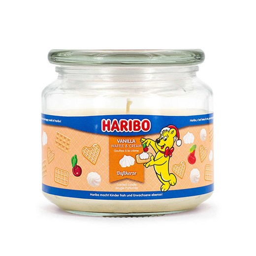 Haribo Świeca zapachowa &quot;Haribo Vanilla Waffle Cream&quot; - 300 g ze sklepu Limango Polska w kategorii Świece i dyfuzory - zdjęcie 187515291