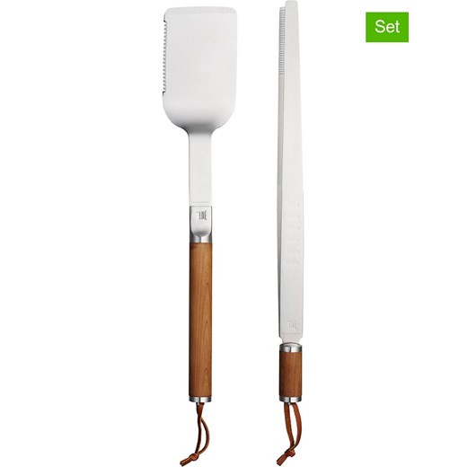 Fiskars 2-częściowy zestaw &quot;Norden&quot; w kolorze srebrno-brązowym - 44,1 cm ze sklepu Limango Polska w kategorii Pozostałe wyposażenie ogrodowe - zdjęcie 187515342