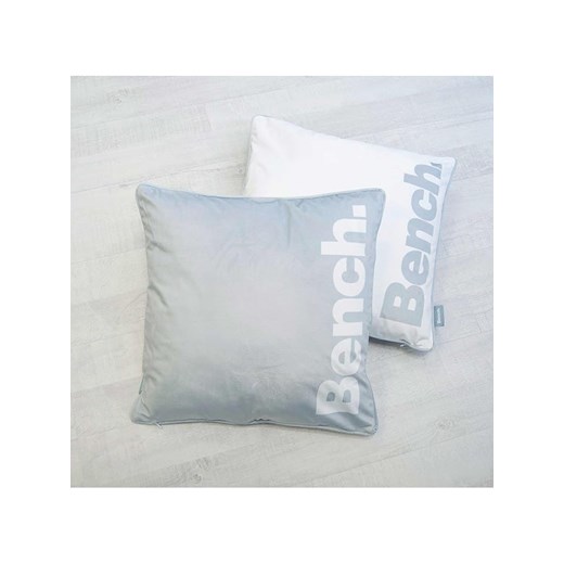 Bench Poszewka w kolorze jasnoszaro-białym na poduszkę - 50 x 50 cm ze sklepu Limango Polska w kategorii Poduszki dekoracyjne - zdjęcie 187515554