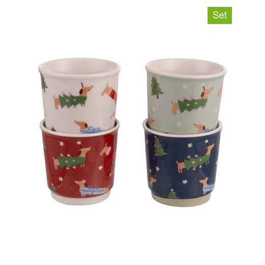 Villa d´Este Kubki (4 szt.) &quot;Natoletto&quot; ze wzorem do kawy - 100 ml ze sklepu Limango Polska w kategorii Kubki - zdjęcie 187515650