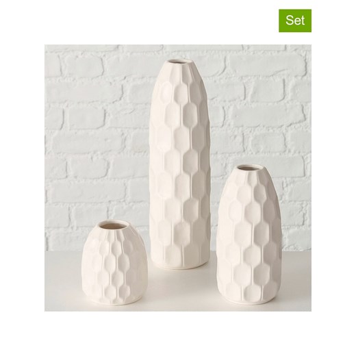 Boltze Wazony (3 szt.) &quot;Simona&quot; w kolorze białym ze sklepu Limango Polska w kategorii Wazony - zdjęcie 187515670