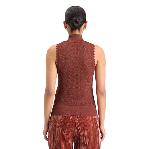 Scotch &amp; Soda Top w kolorze bordowym M okazja Limango Polska