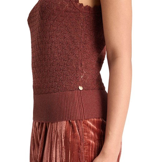 Scotch &amp; Soda Top w kolorze bordowym L Limango Polska okazyjna cena