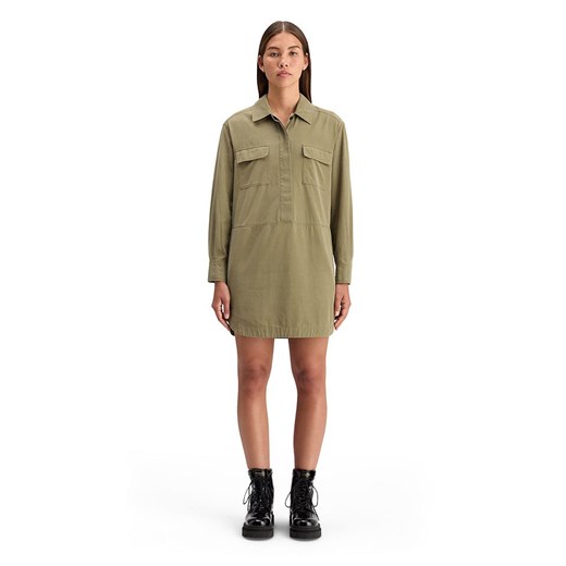 Scotch &amp; Soda Sukienka w kolorze khaki ze sklepu Limango Polska w kategorii Sukienki - zdjęcie 187515773