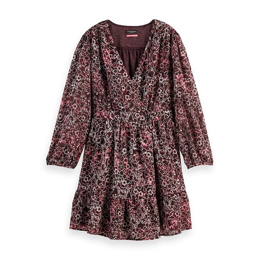 Scotch &amp; Soda Sukienka w kolorze bordowo-białym ze sklepu Limango Polska w kategorii Sukienki - zdjęcie 187515783