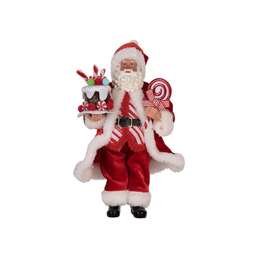 Clayre &amp; Eef Figurka dekoracyjna w kolorze czerwonym - wys. 28 cm ze sklepu Limango Polska w kategorii Dekoracje - zdjęcie 187515921