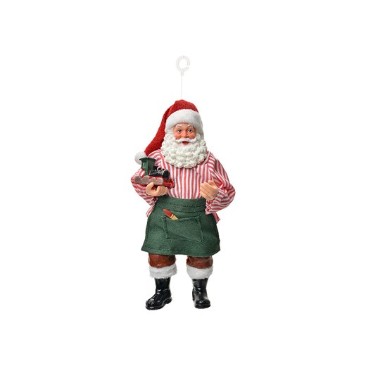 Clayre &amp; Eef Zawieszka dekoracyjna w kolorze czerwono-zielonym - wys. 17 cm ze sklepu Limango Polska w kategorii Dekoracje - zdjęcie 187515941