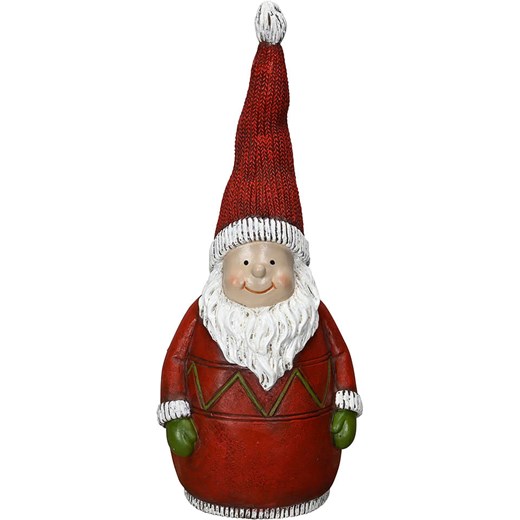 POSIWIO Figurka &quot;Santa Claus&quot; w kolorze czerwonym na płot - 11 x 25 cm ze sklepu Limango Polska w kategorii Dekoracje i akcesoria ogrodowe - zdjęcie 187516021