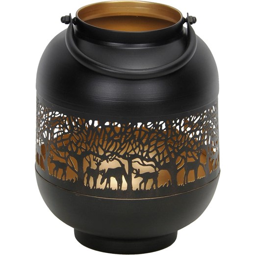 POSIWIO Świecznik w kolorze czarnym - wys. 23 x Ø 18 cm ze sklepu Limango Polska w kategorii Świeczniki - zdjęcie 187516031