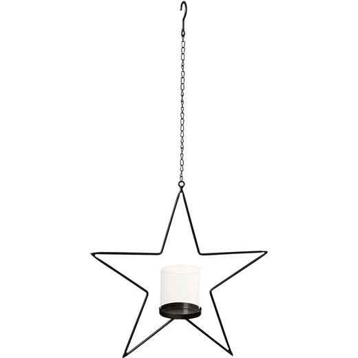 POSIWIO Świecznik w kolorze czarnym - Ø 40 cm ze sklepu Limango Polska w kategorii Świeczniki - zdjęcie 187516034