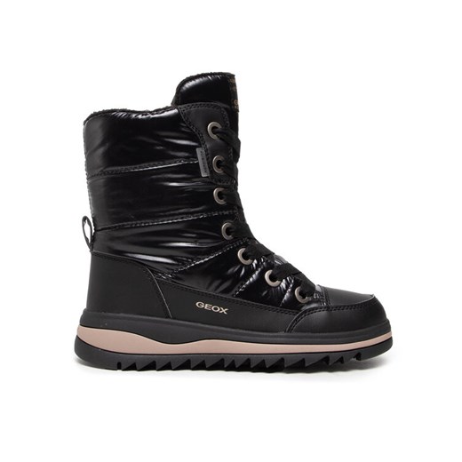 Śniegowce Geox J Adelhide G.Babx A J16EWA 0LVBC C9999 S Czarny ze sklepu eobuwie.pl w kategorii Buty zimowe dziecięce - zdjęcie 187516214