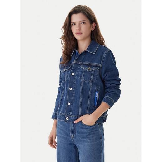 Karl Lagerfeld Jeans Kurtka jeansowa A1W14002 Niebieski Regular Fit ze sklepu MODIVO w kategorii Kurtki damskie - zdjęcie 187516432