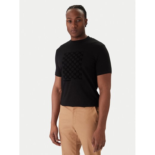 KARL LAGERFELD T-Shirt 755040 561221 Czarny Regular Fit ze sklepu MODIVO w kategorii T-shirty męskie - zdjęcie 187516433