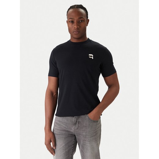 KARL LAGERFELD T-Shirt 755710 561224 Granatowy Regular Fit ze sklepu MODIVO w kategorii T-shirty męskie - zdjęcie 187516454