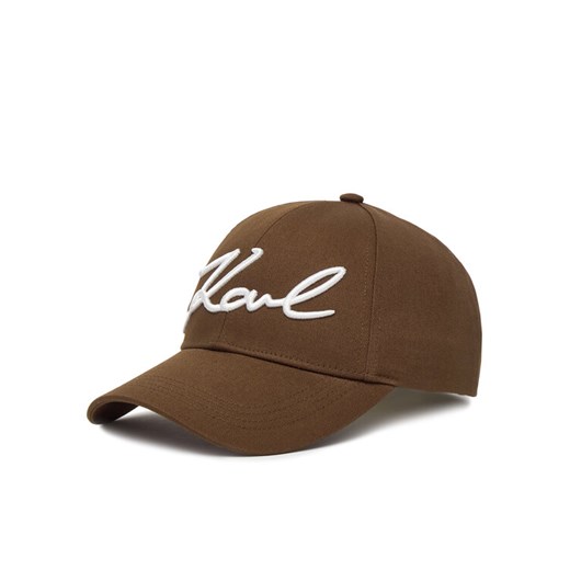 KARL LAGERFELD Czapka z daszkiem B1W33009 Brązowy ze sklepu MODIVO w kategorii Czapki z daszkiem damskie - zdjęcie 187516490