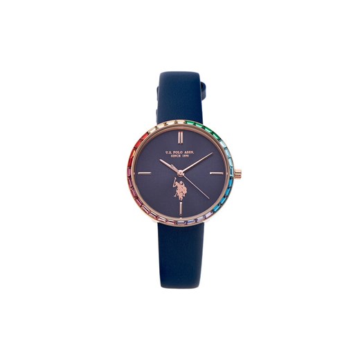 U.S. Polo Assn. Zegarek Rainbow USP8426BL Granatowy OS MODIVO