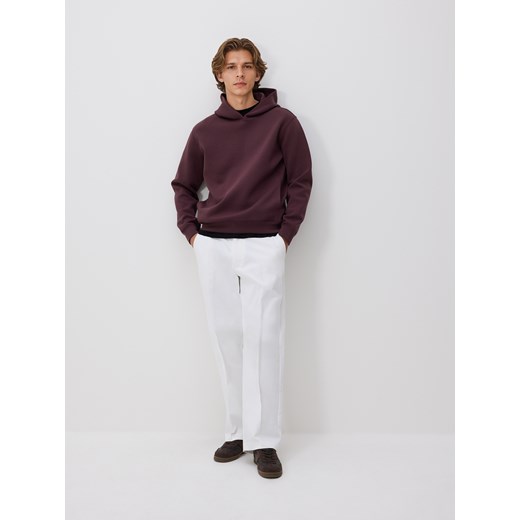 Reserved - Bluza regular z kapturem - mahoniowy ze sklepu Reserved w kategorii Bluzy męskie - zdjęcie 187517060