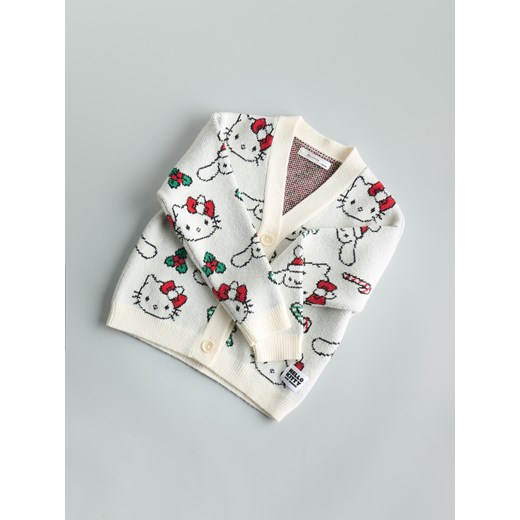 Reserved - Kardigan Hello Kitty and Friends - wielobarwny ze sklepu Reserved w kategorii Swetry dziewczęce - zdjęcie 187517081