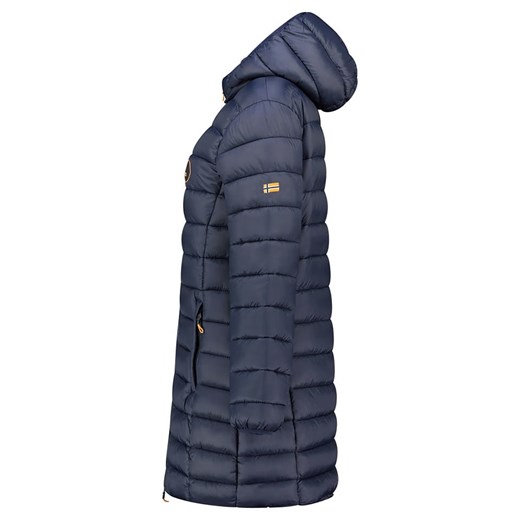 Geographical Norway Płaszcz pikowany &quot;Atikamap&quot; w kolorze granatowym Geographical Norway XXL okazja Limango Polska