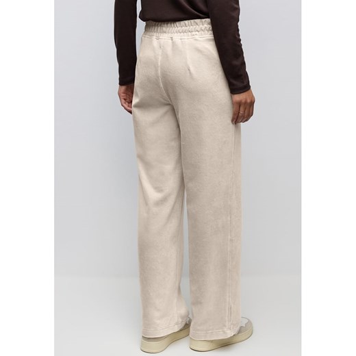 Cecil Spodnie sztruksowe w kolorze kremowym Cecil W44/L30 okazja Limango Polska