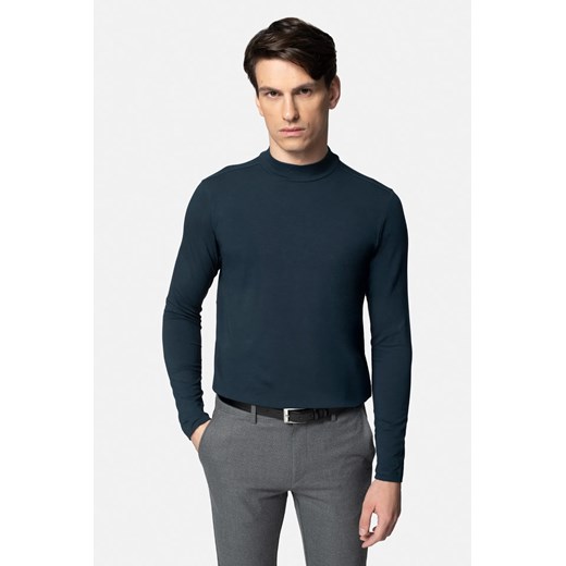 BLUZA ALDEA GOLF ZIELONA Z BAWEŁNY ze sklepu Recman w kategorii Bluzy męskie - zdjęcie 187518023