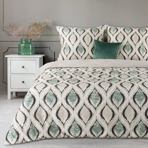 KOMPLET POŚCIELI SATYNOWEJ SPRING 12 160 X 200 CM KREMOWY ze sklepu lenaodniemowlakadoszkolniaka.pl w kategorii Pościele - zdjęcie 187518741