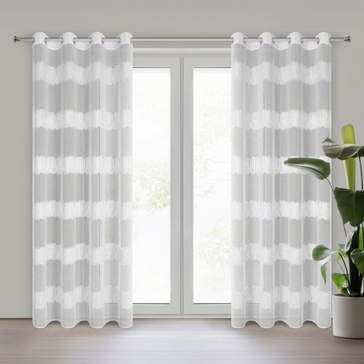 FIRANA GOTOWA LEANDRA 140 X 250 CM BIAŁY ze sklepu lenaodniemowlakadoszkolniaka.pl w kategorii Firany - zdjęcie 187518954