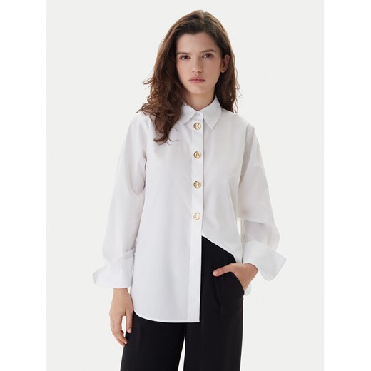 KARL LAGERFELD Koszula B1W11012 Biały Regular Fit ze sklepu MODIVO w kategorii Koszule damskie - zdjęcie 187519953