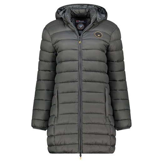 Geographical Norway Płaszcz pikowany &quot;Atikamap&quot; w kolorze ciemnoszarym ze sklepu Limango Polska w kategorii Kurtki damskie - zdjęcie 187520273