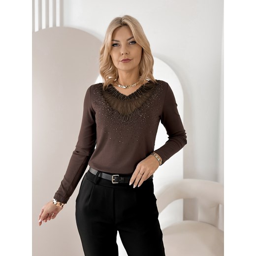 bluzka bellair brązowa one size ONE SIZE UBRA