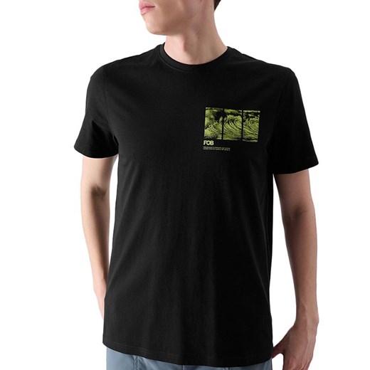 Koszulka męska 4F RSS24TTSHM210620S - czarna ze sklepu streetstyle24.pl w kategorii T-shirty męskie - zdjęcie 187520501